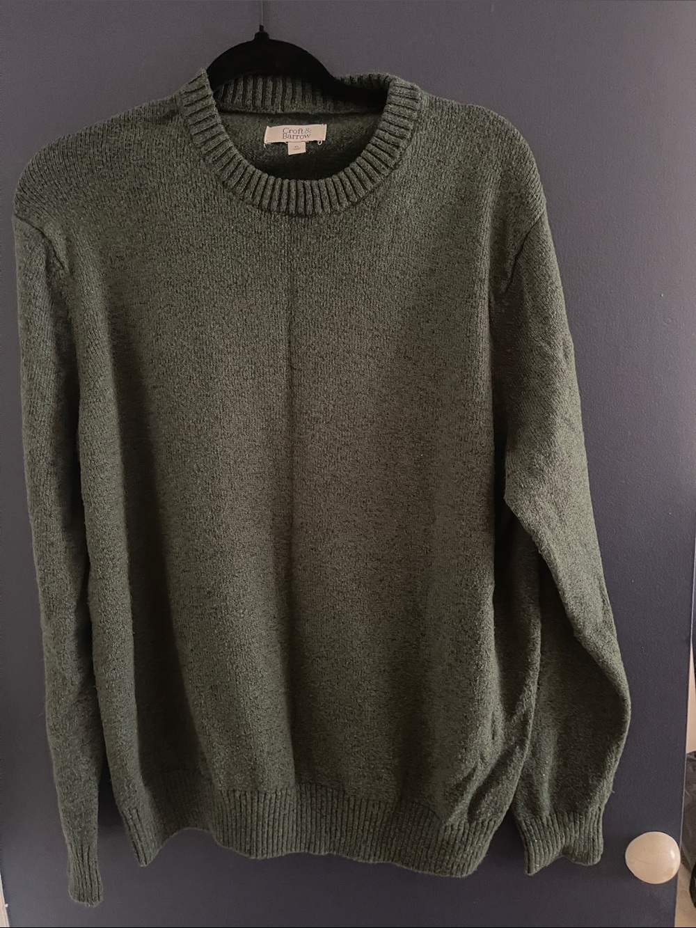 croft & barrow Dark Olive Green Crewneck Sweater